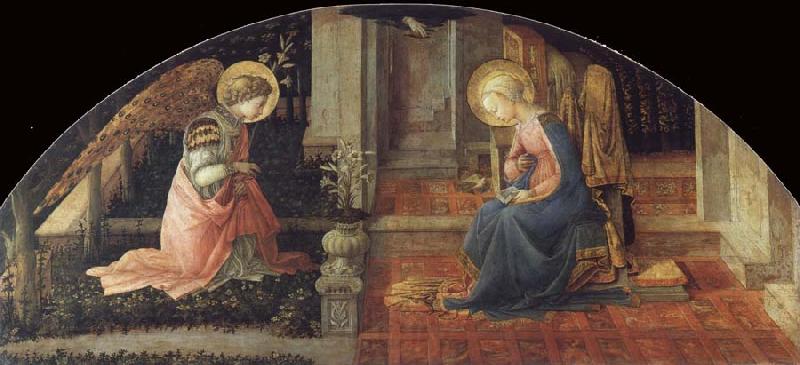 Fra Filippo Lippi The Annunciation Norge oil painting art